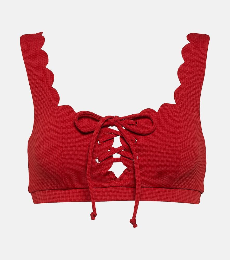 marysia palm springs tie bikini top