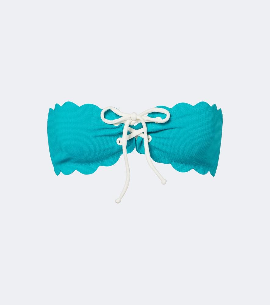 marysia riviera scalloped bikini top