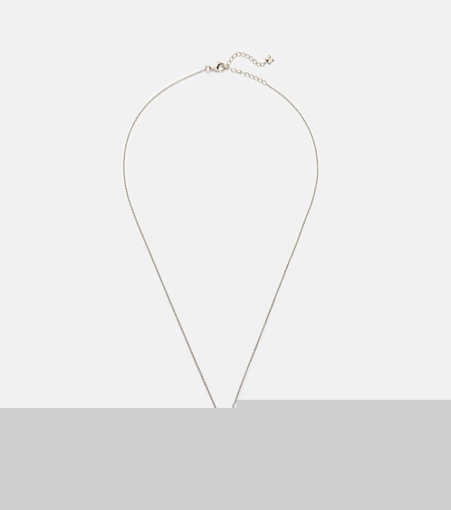 mateo 14kt gold necklace with topaz and diamonds