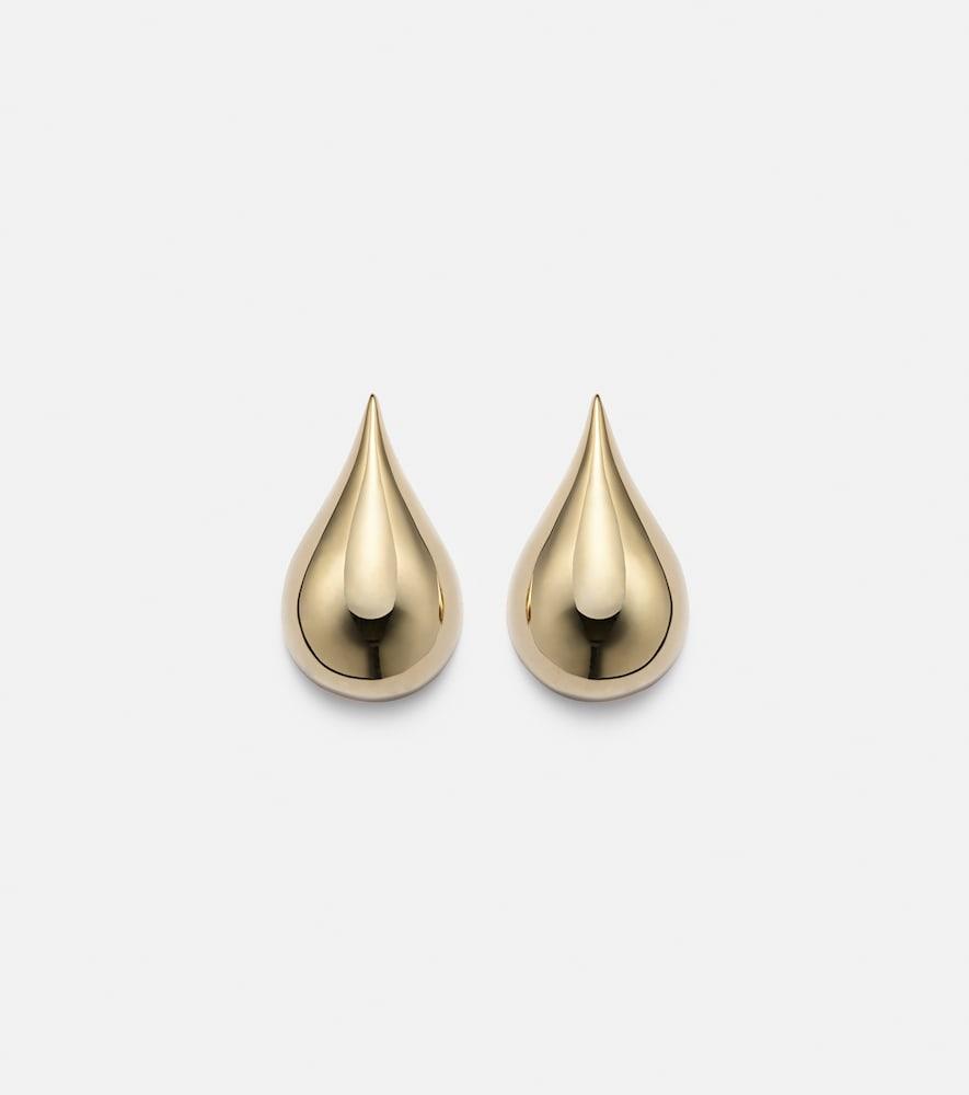 mateo water droplet 14kt gold earrings