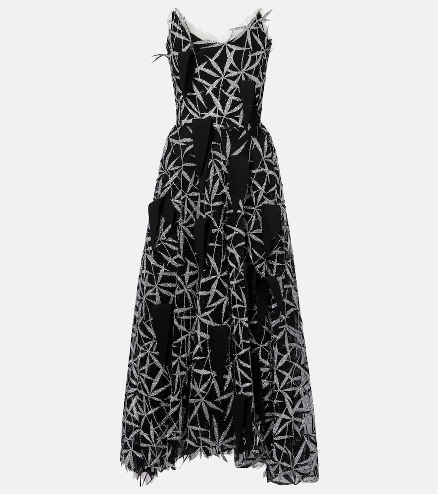 maticevski axis embellished gown