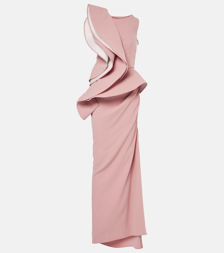 maticevski fateful ruffled gown