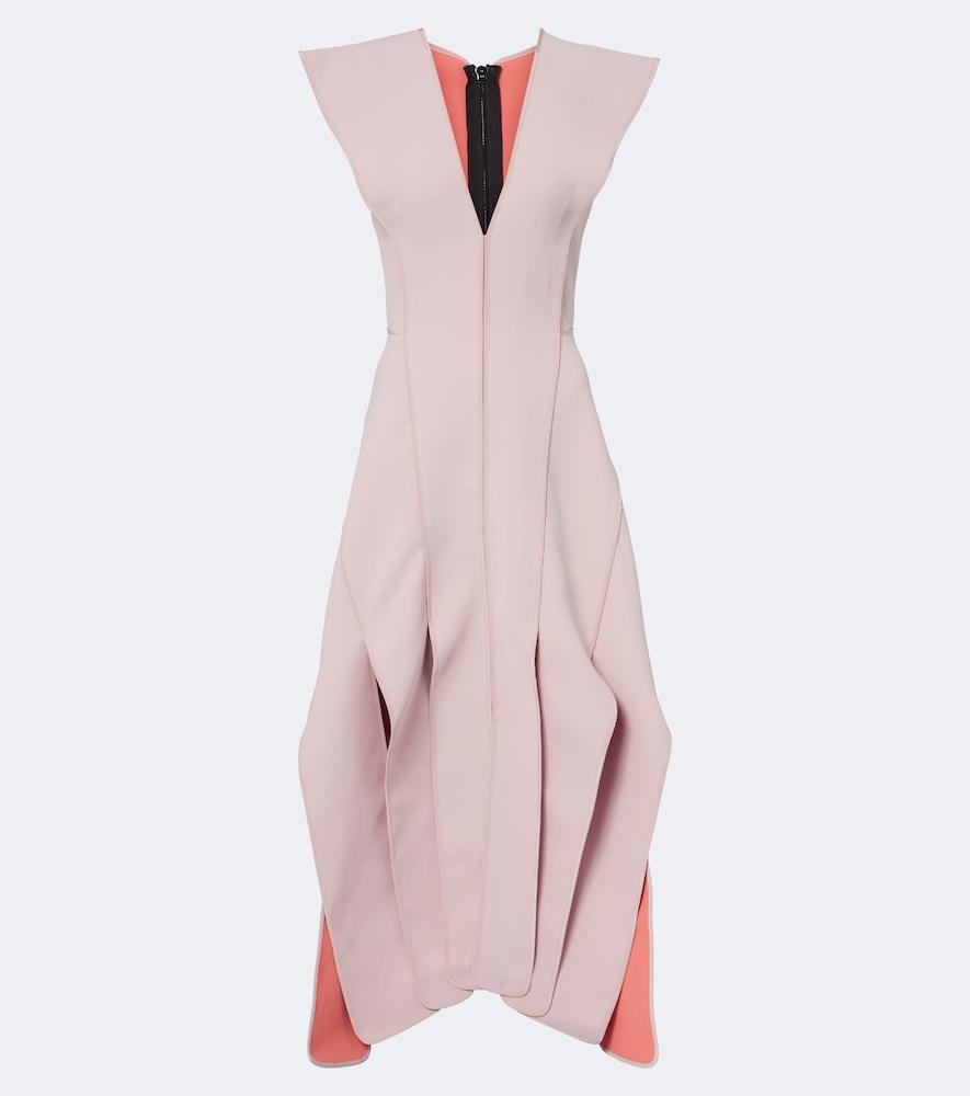 maticevski merit paneled maxi dress