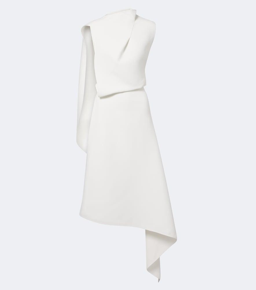 maticevski prosper asymmetric draped midi dress