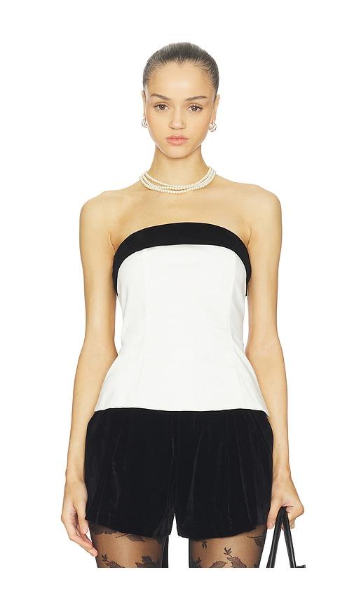maude club cassie top in white. - size m (also in xs)