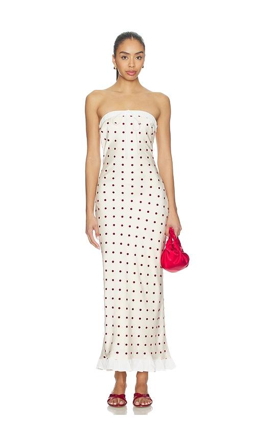 maude club donni dress in ivory. - size l (also in xs, s, m)