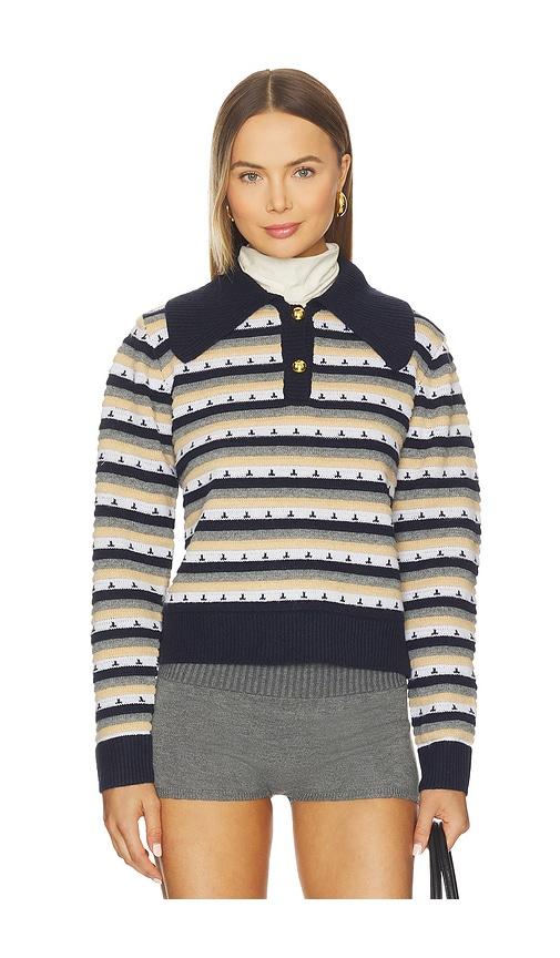 maude club jones sweater in navy. - size s (also in xs)