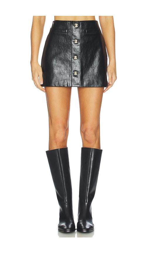 maude club joplin skirt in black. - size m (also in s, xs)