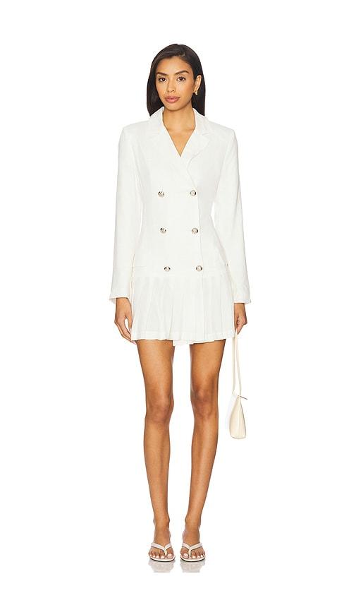 maude club lynn dress in white. - size s (also in xs)