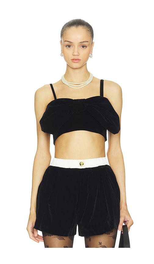 maude club mindy top in black. - size m (also in s, xs)