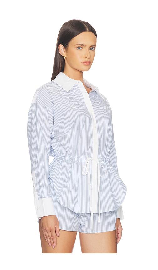 maude club noa top in blue. - size l (also in xs, s, m, xl)