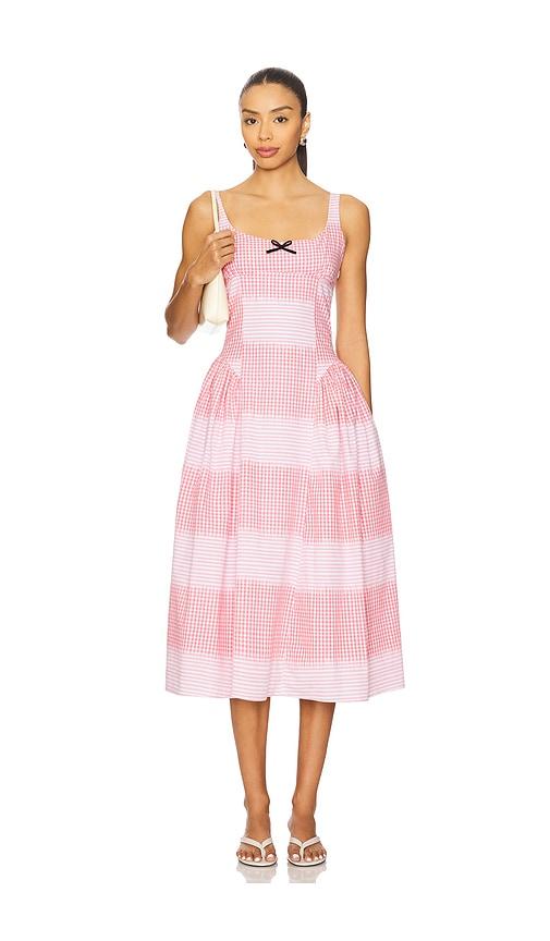 maude club rosalie dress in pink. - size s (also in xs)