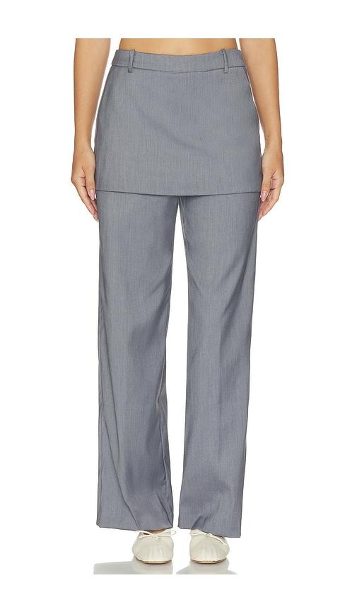 maude club roxy pants in grey. - size l (also in m, s, xl, xs)
