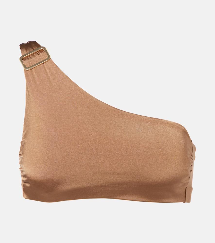 max mara alisia one-shoulder bikini top