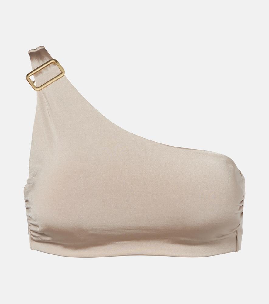 max mara alisia one-shoulder bikini top