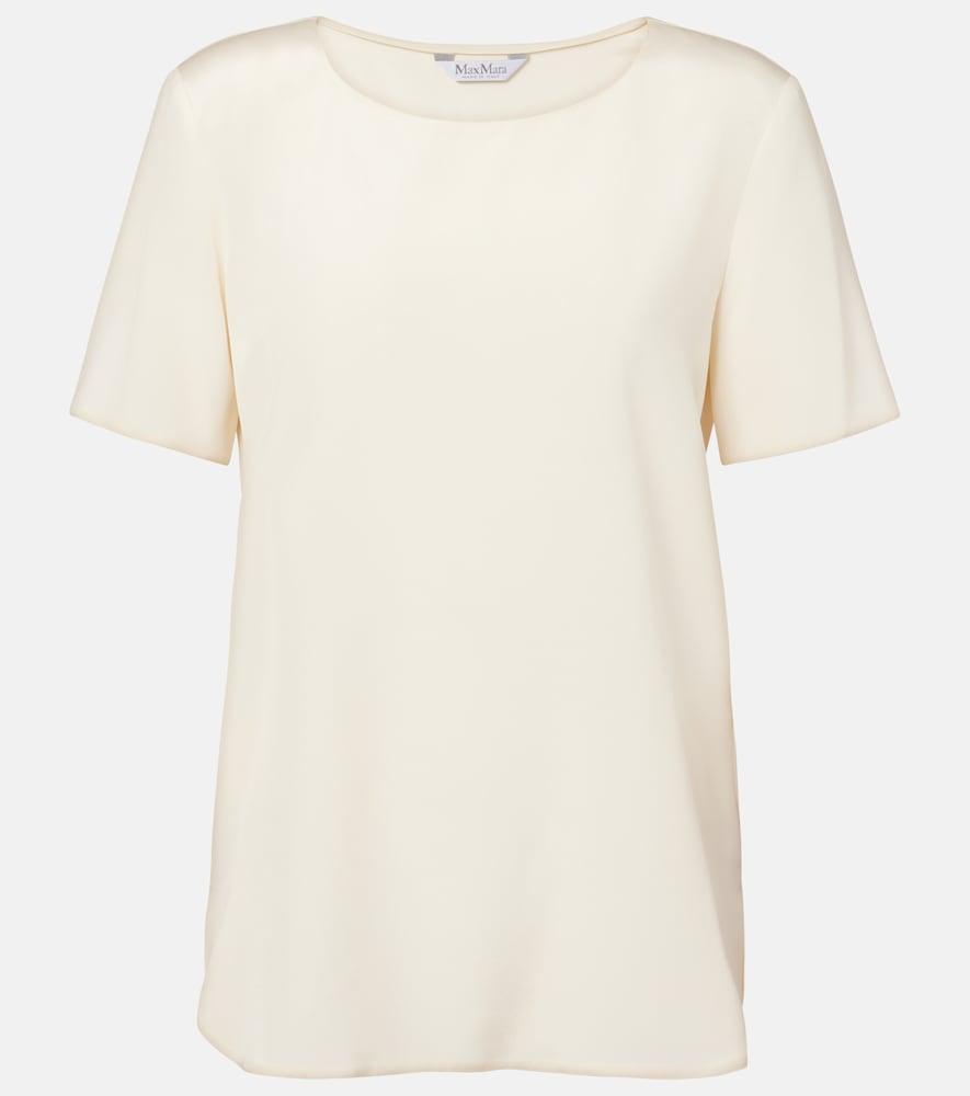 max mara aris silk-blend t-shirt