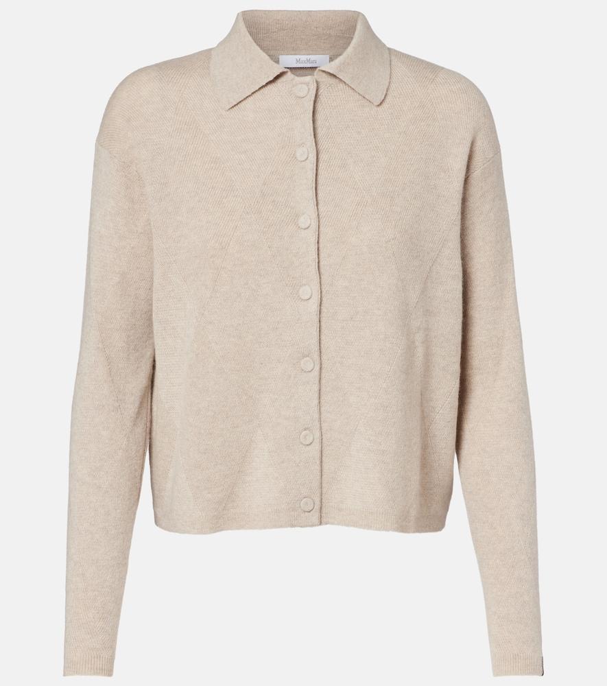 max mara bombo argyle cashmere cardigan