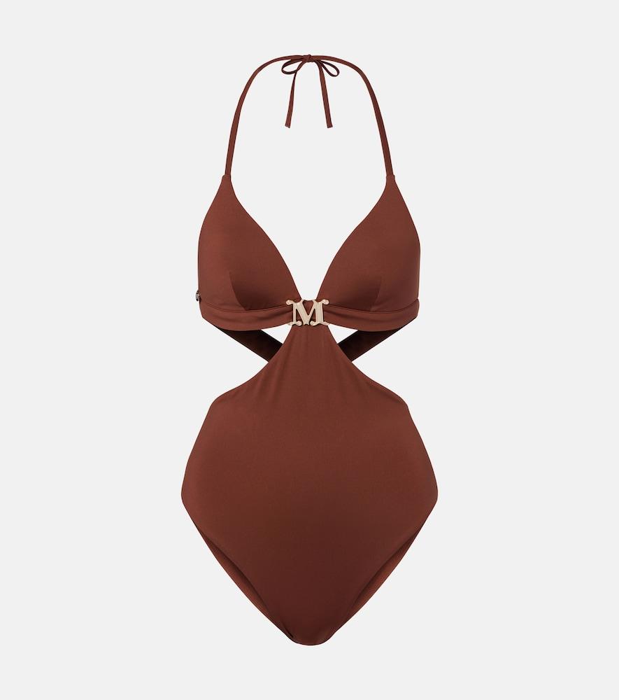 max mara cambra cutout swimsuit