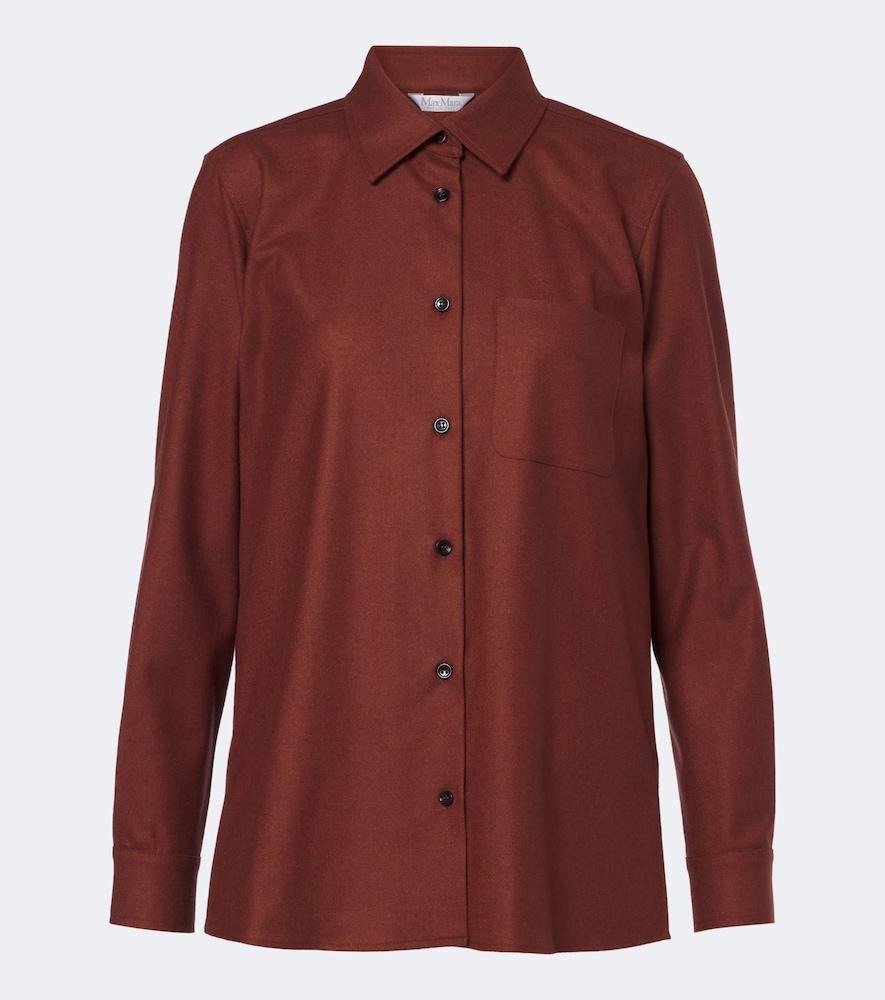 max mara cashmere-blend shirt