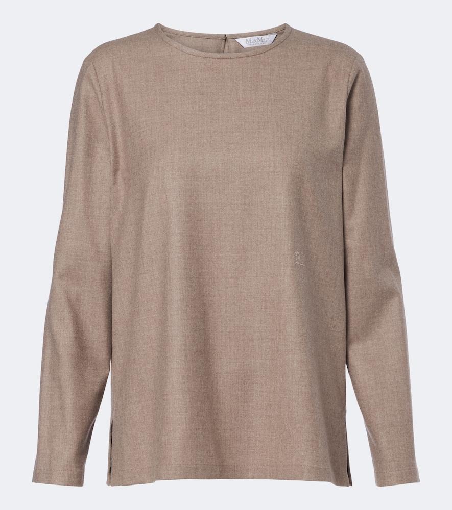 max mara cashmere-blend top