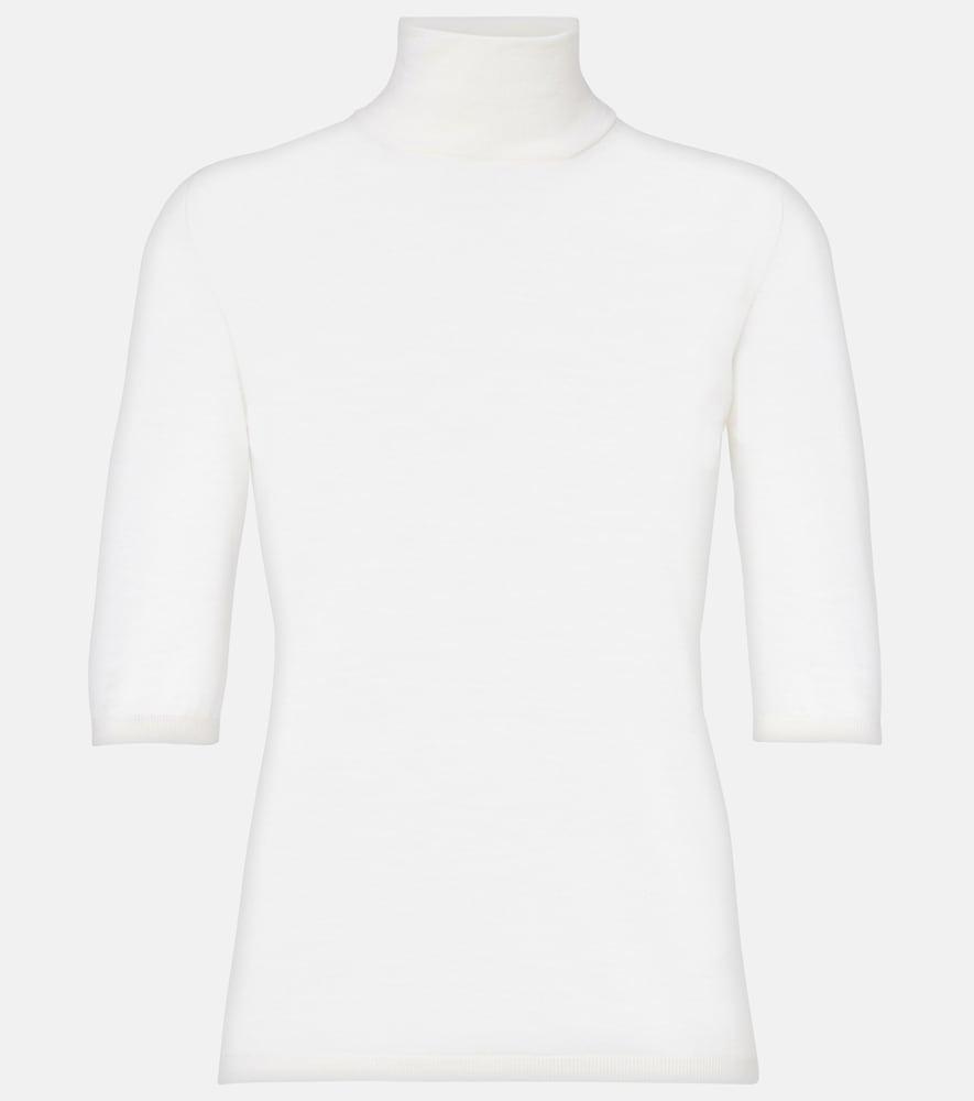 max mara cecina virgin wool turtleneck top