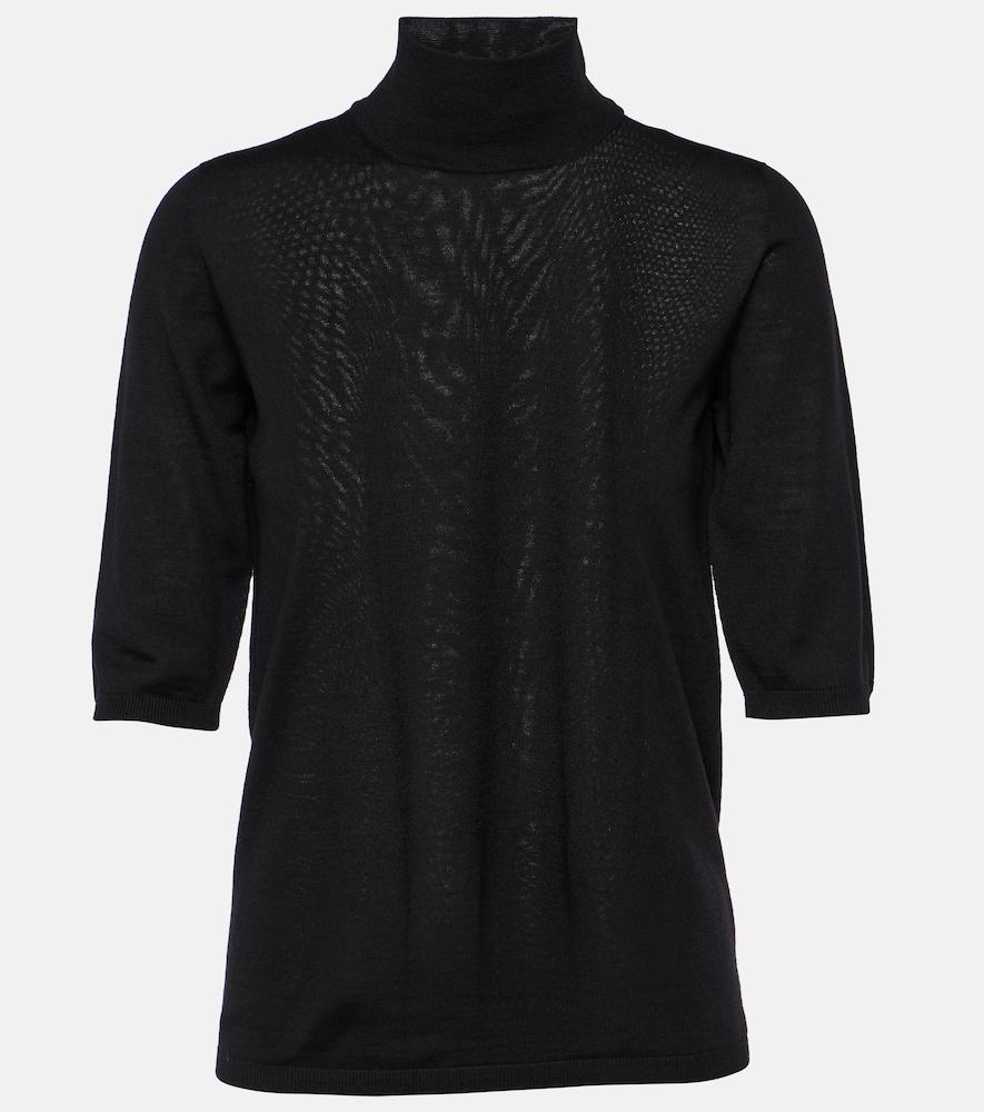 max mara ciriaco virgin wool turtleneck top