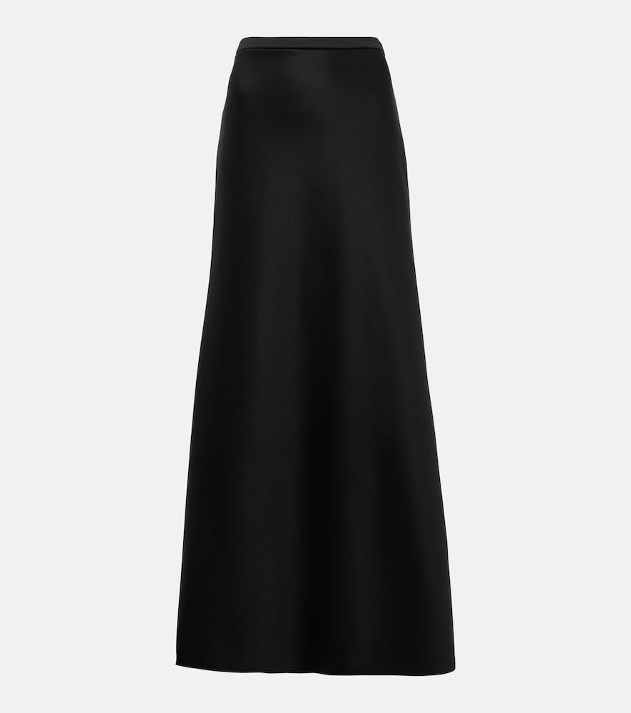 max mara clavier cotton-blend jersey maxi skirt