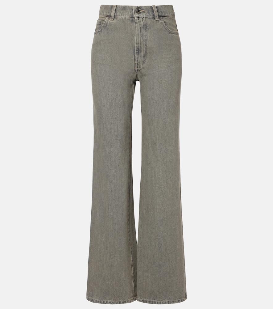 max mara colibri high-rise flared jeans