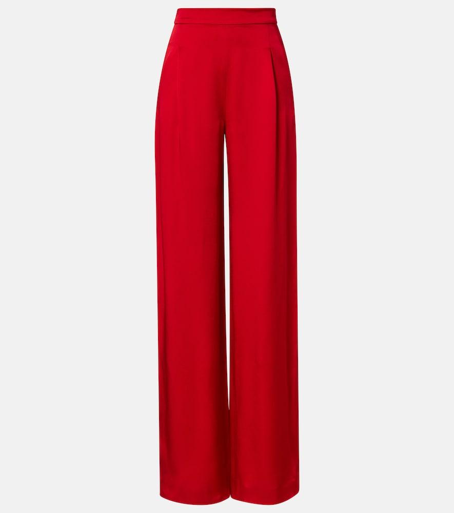 max mara cono high-rise wide-leg pants
