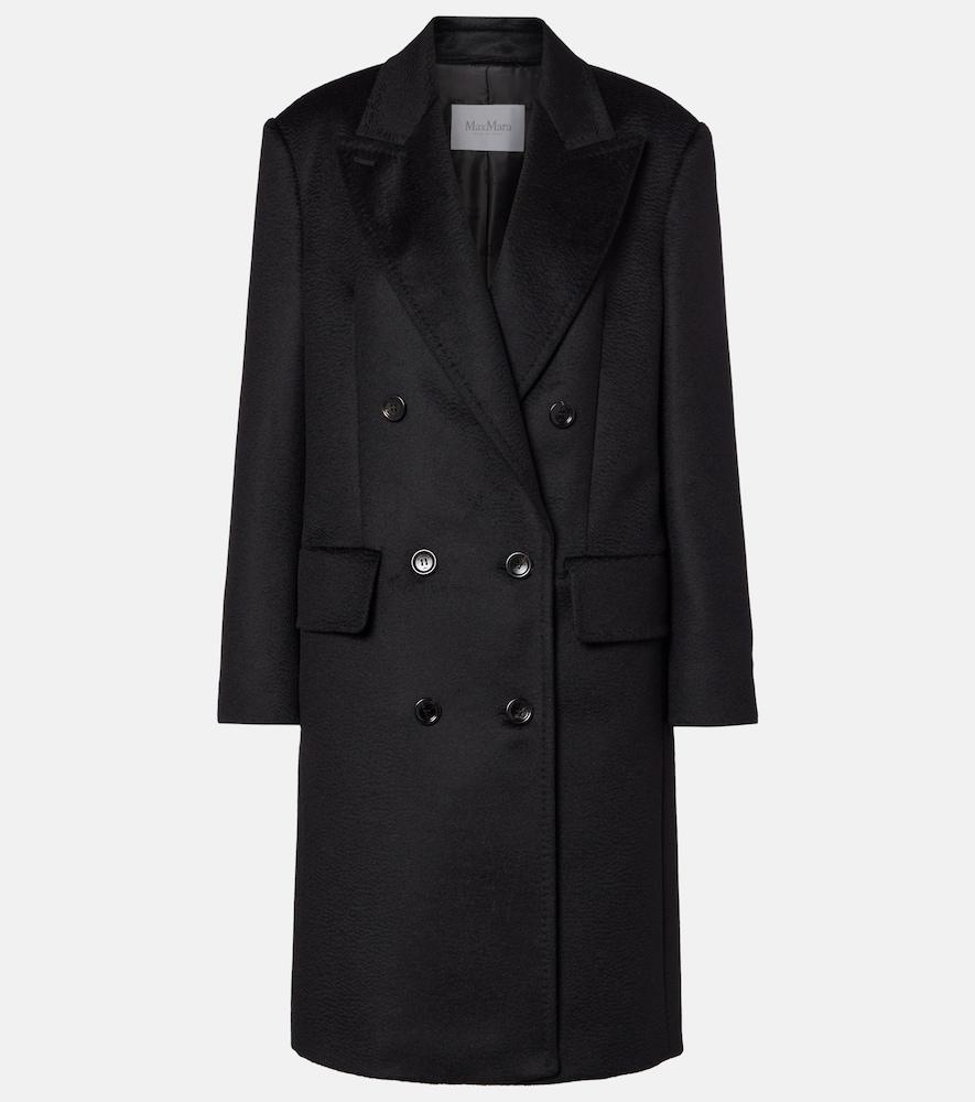 max mara cosa double-breasted camel hair coat