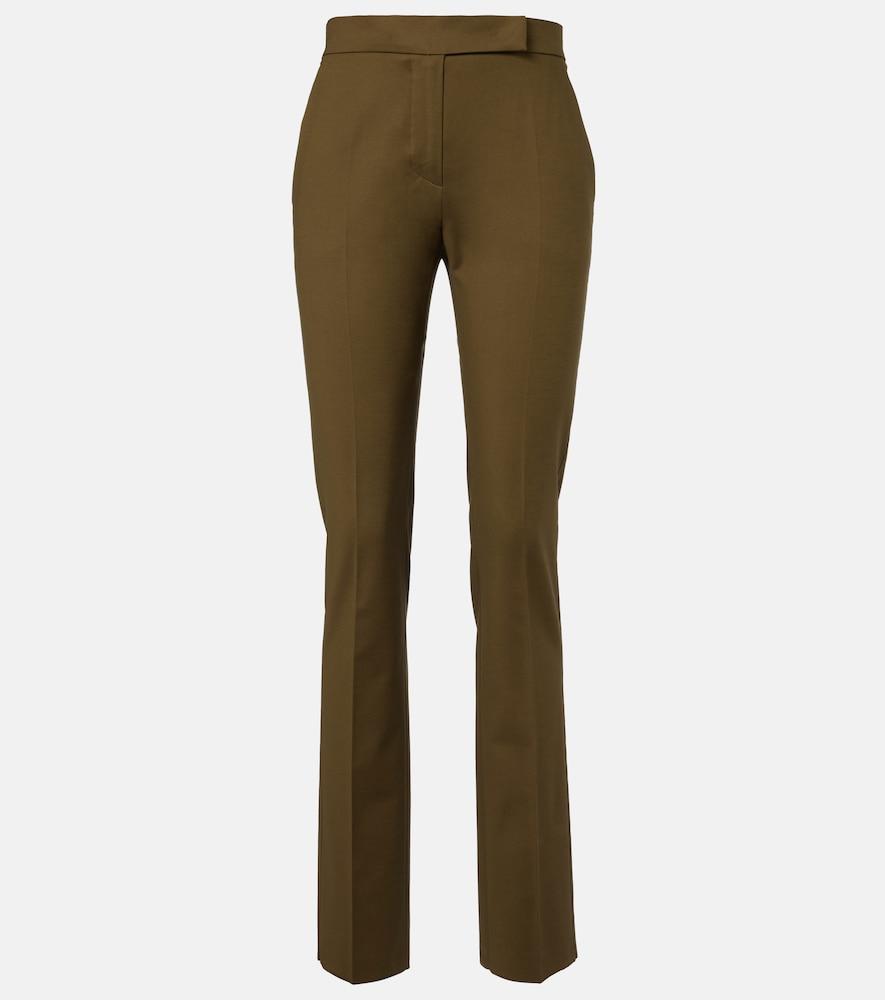 max mara cotton-blend slim pants