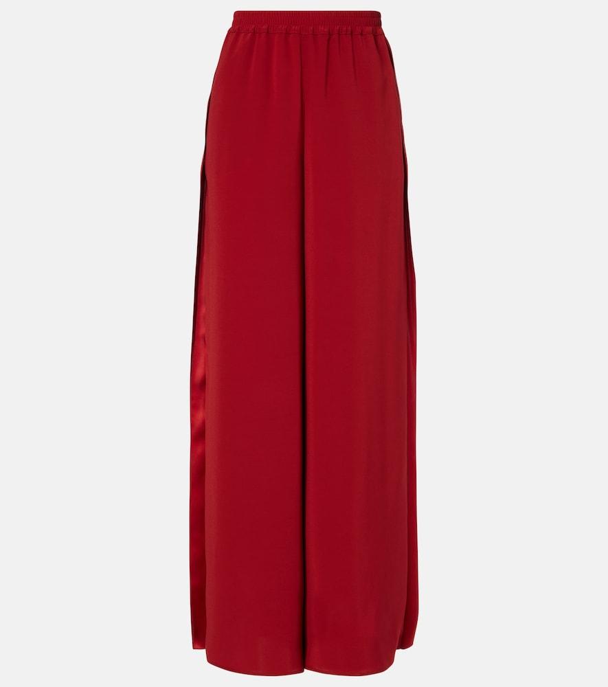 max mara crêpe wide-leg pants