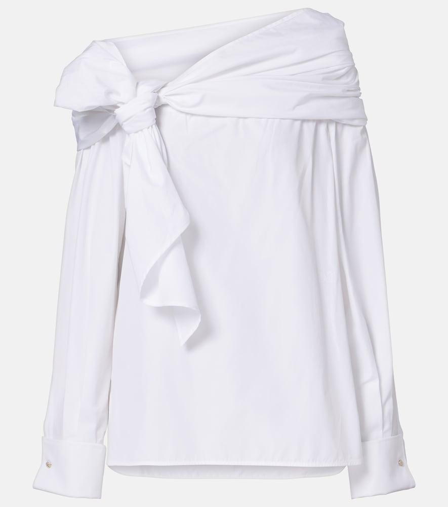 max mara curvone cotton blouse