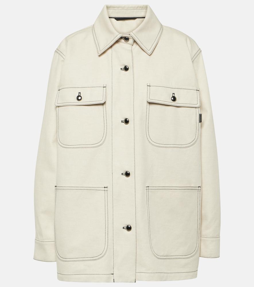 max mara dardano cotton and linen jacket