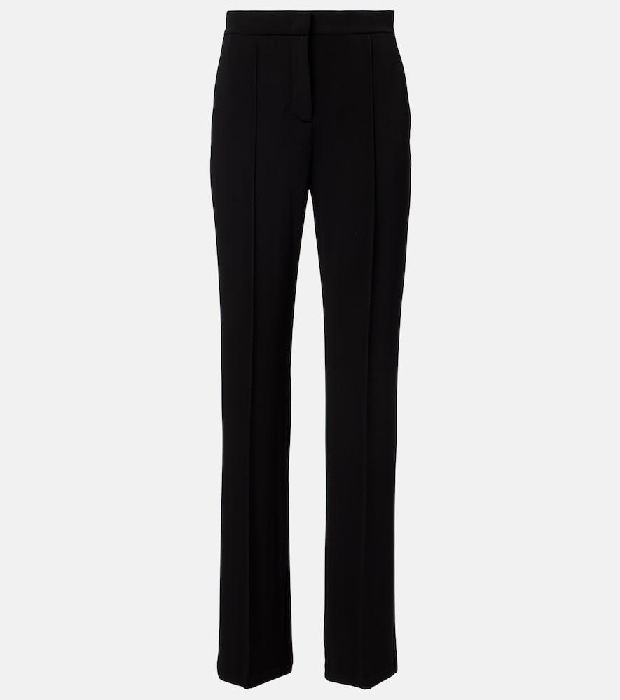 max mara dinda high-rise jersey straight pants