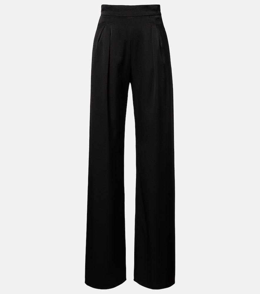 max mara divo satin wide-leg pants