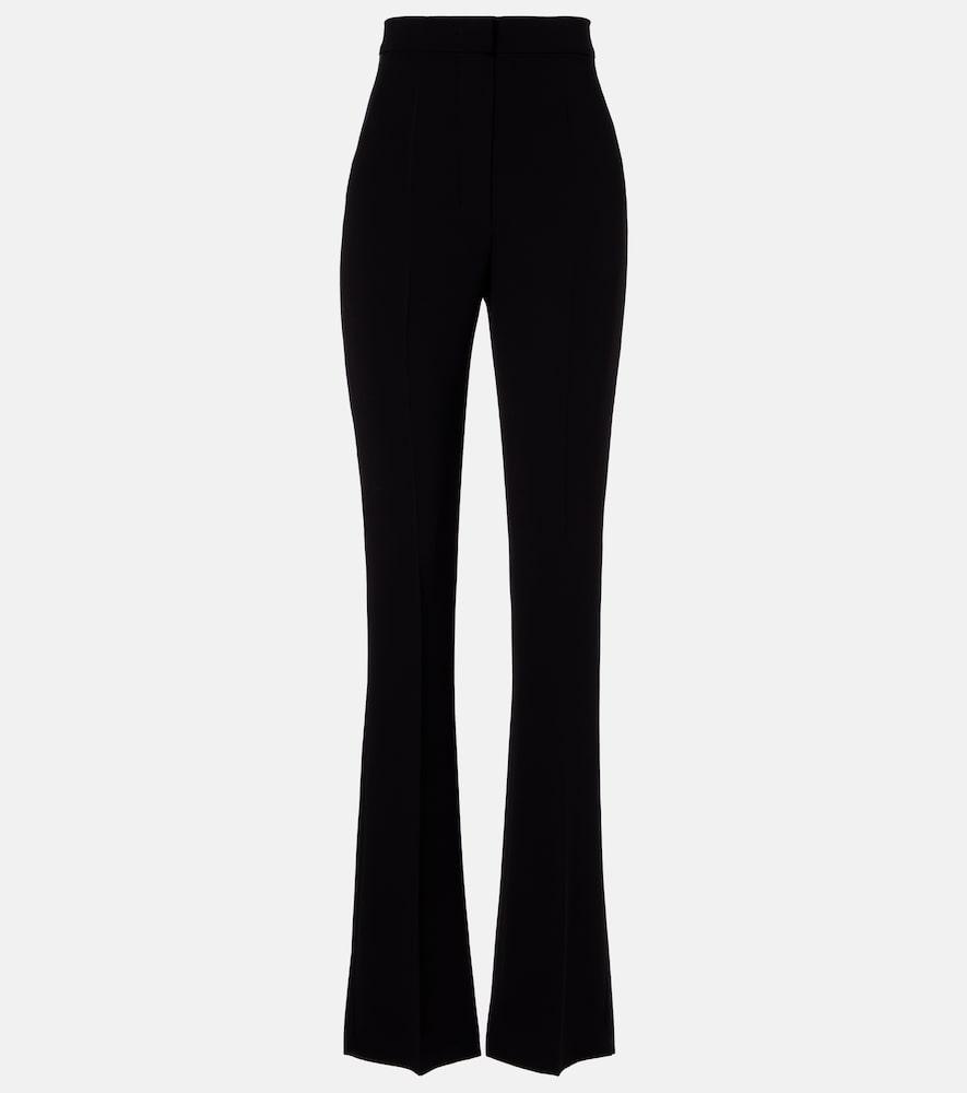 max mara ecrine cady flared pants