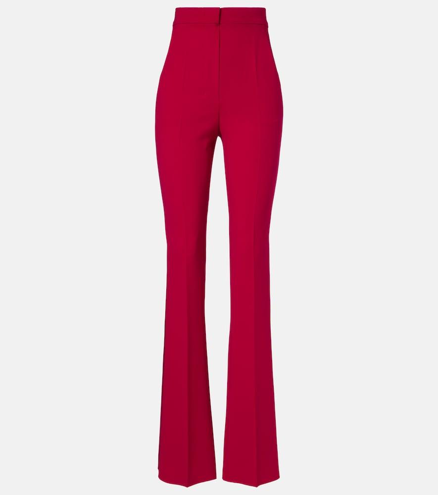 max mara ecrine cady flared pants