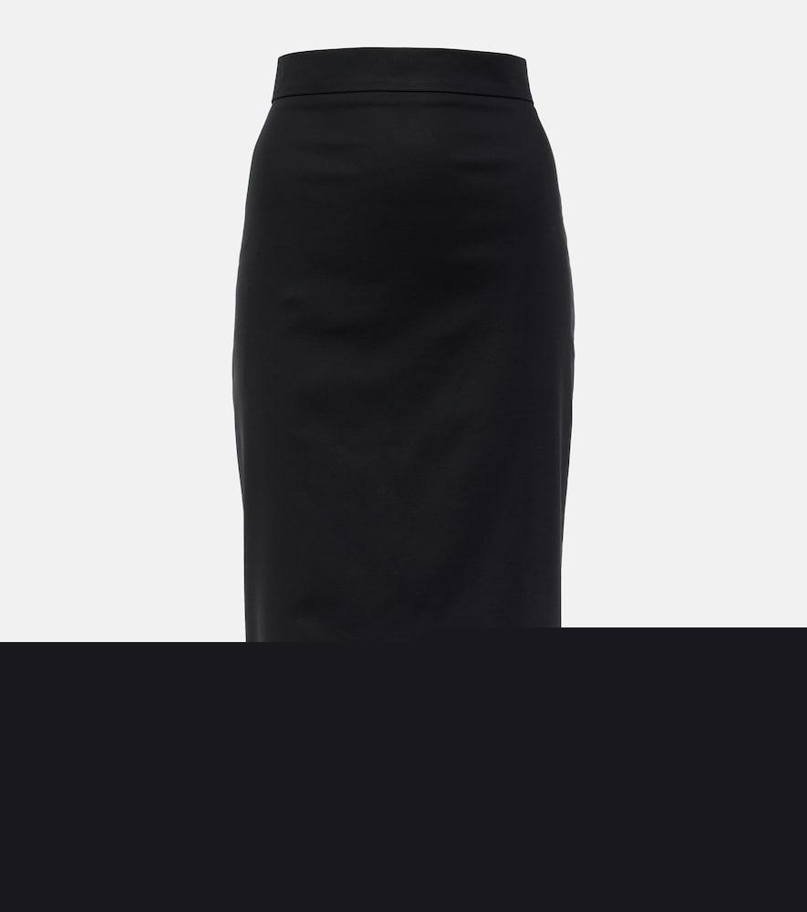 max mara eden cotton-blend pencil skirt
