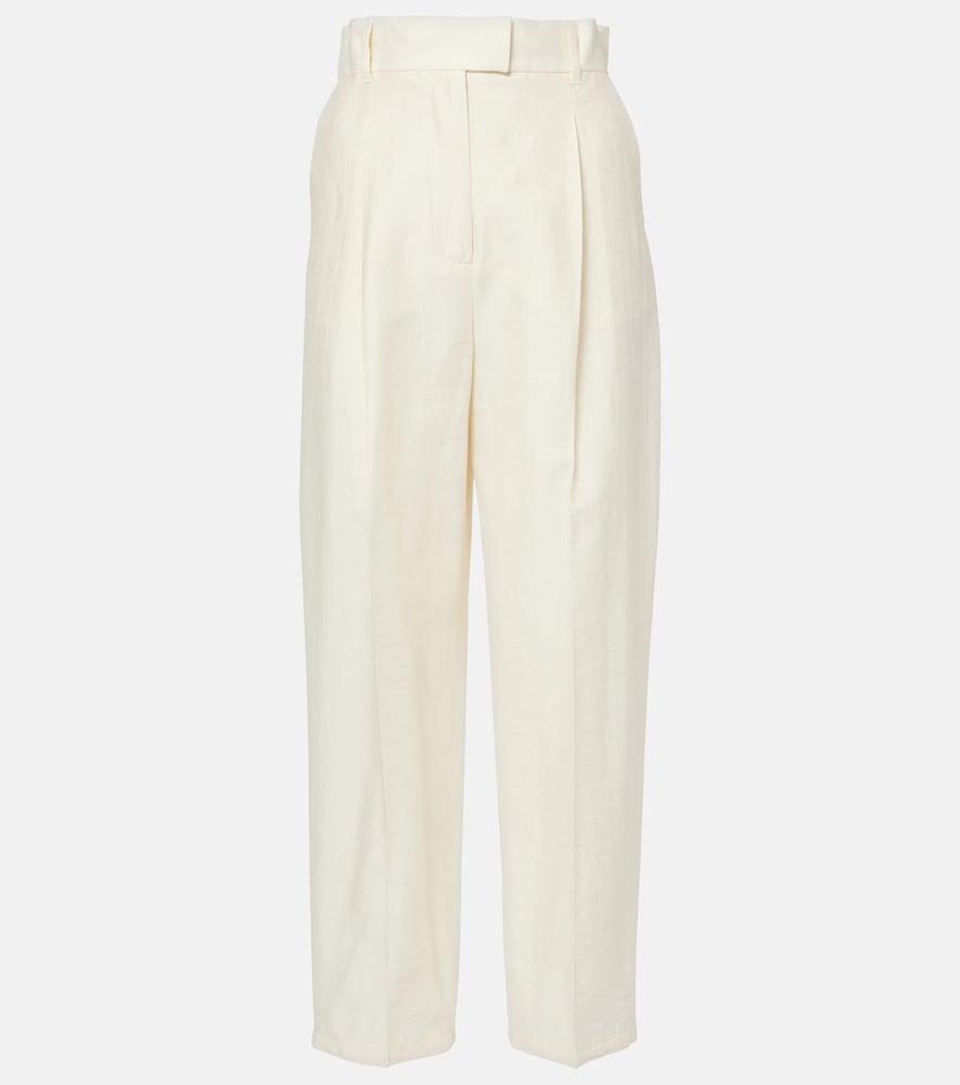 max mara efedra high-rise straight pants