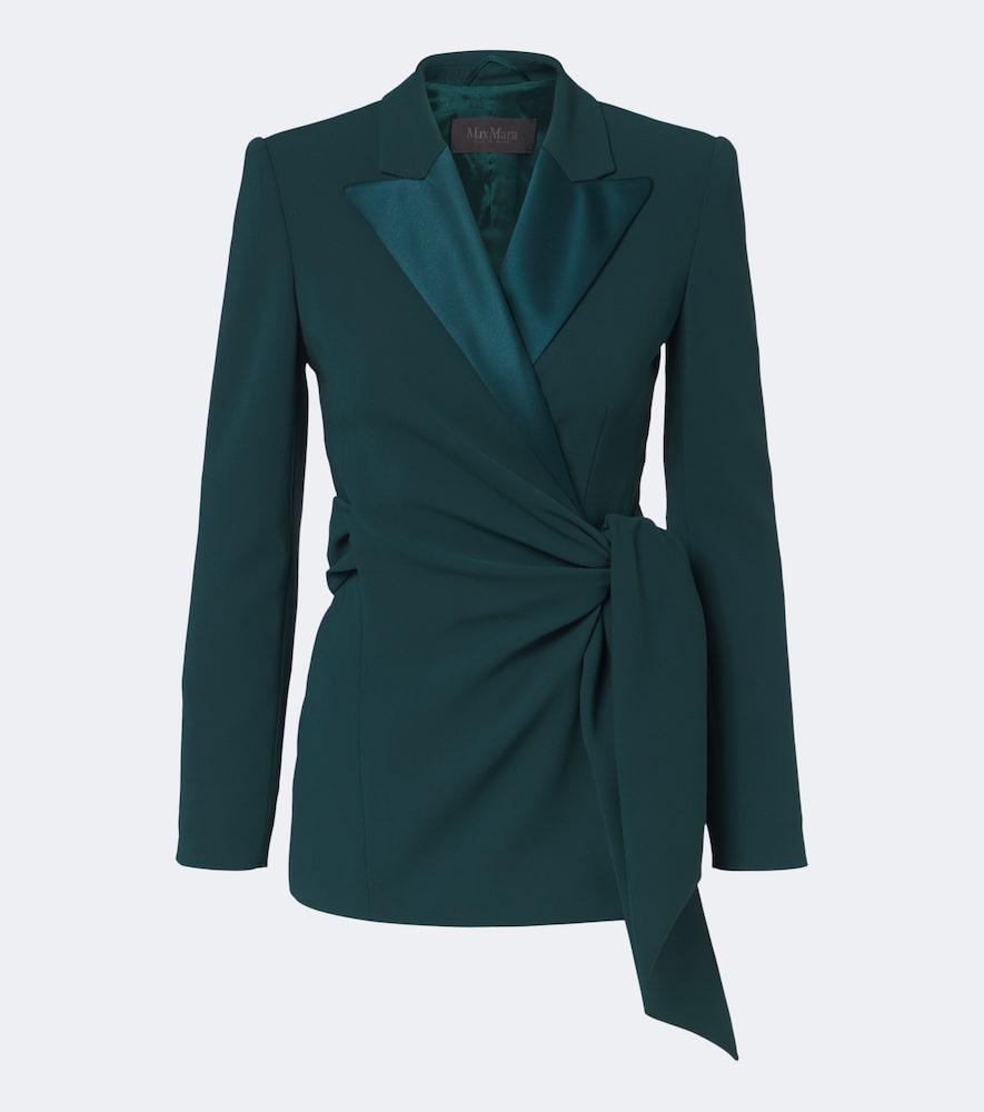 max mara elegante cady wrap blazer