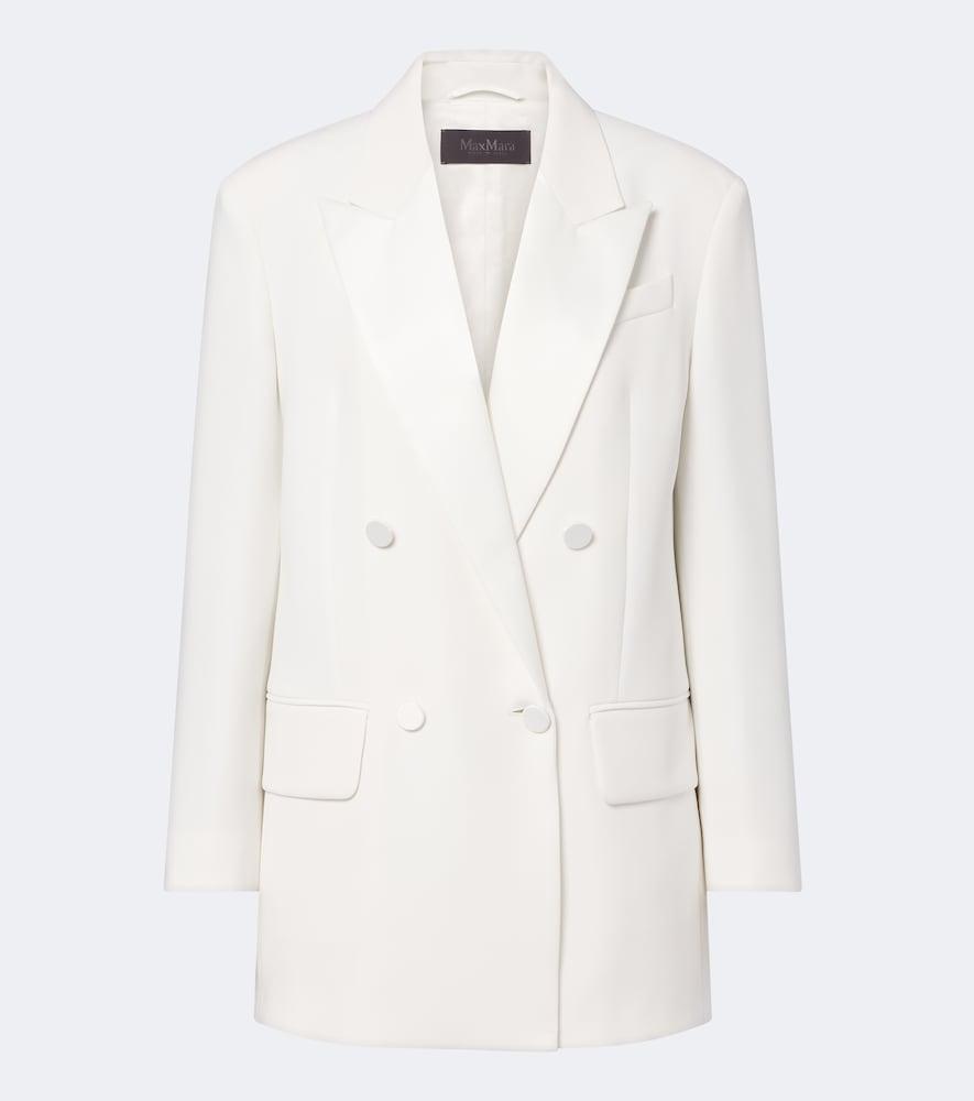 max mara elegante double-breasted tuxedo jacket