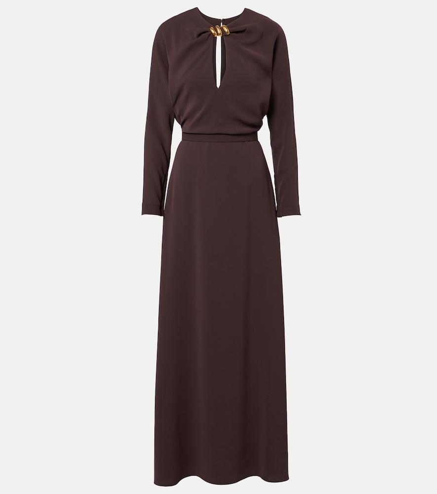 max mara embellished cady maxi dress
