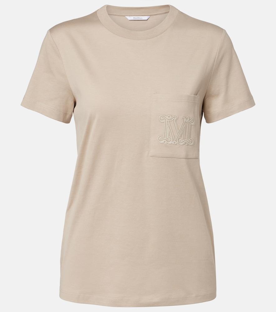 max mara embroidered cotton top