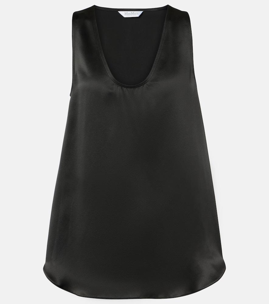max mara filly silk tank top