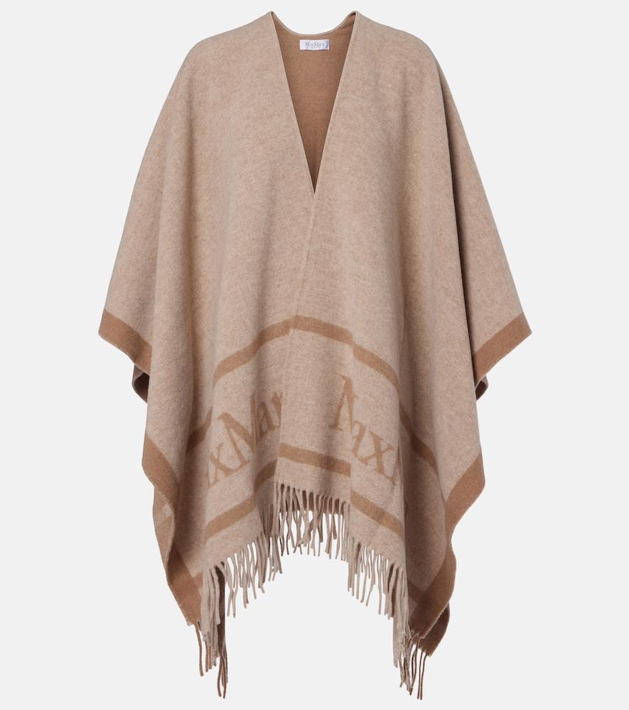 max mara fringed wool scarf
