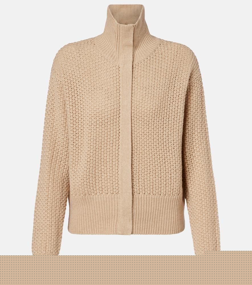 max mara glassa wool and cashmere-blend cardigan