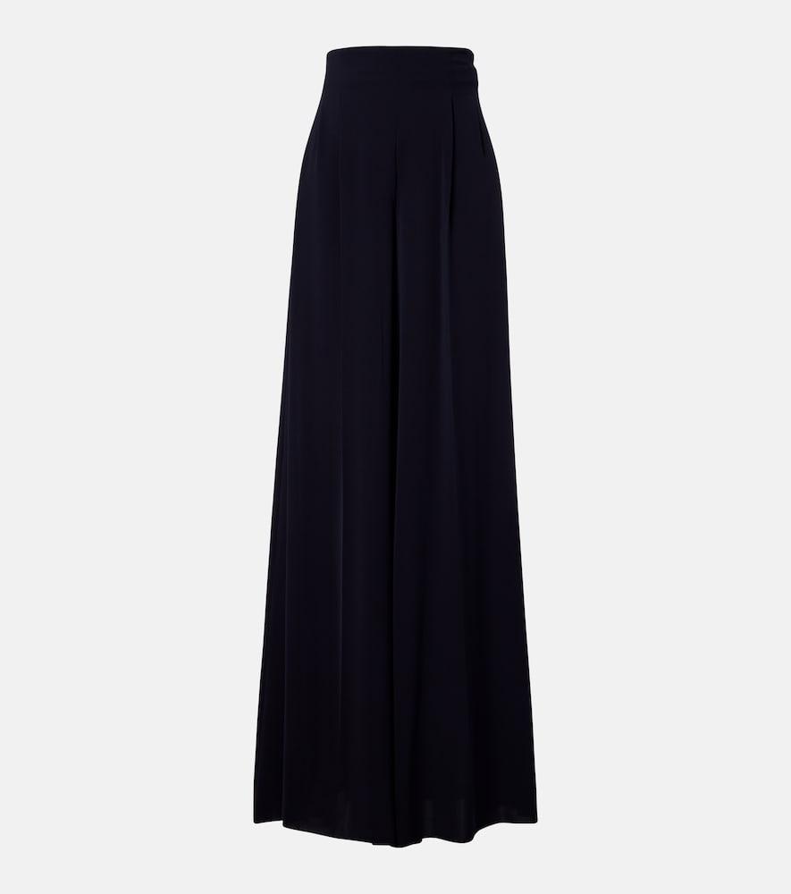 max mara high-rise cady wide-leg pants