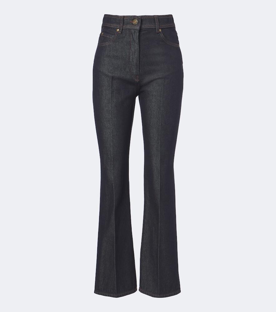 max mara high-rise flared jeans