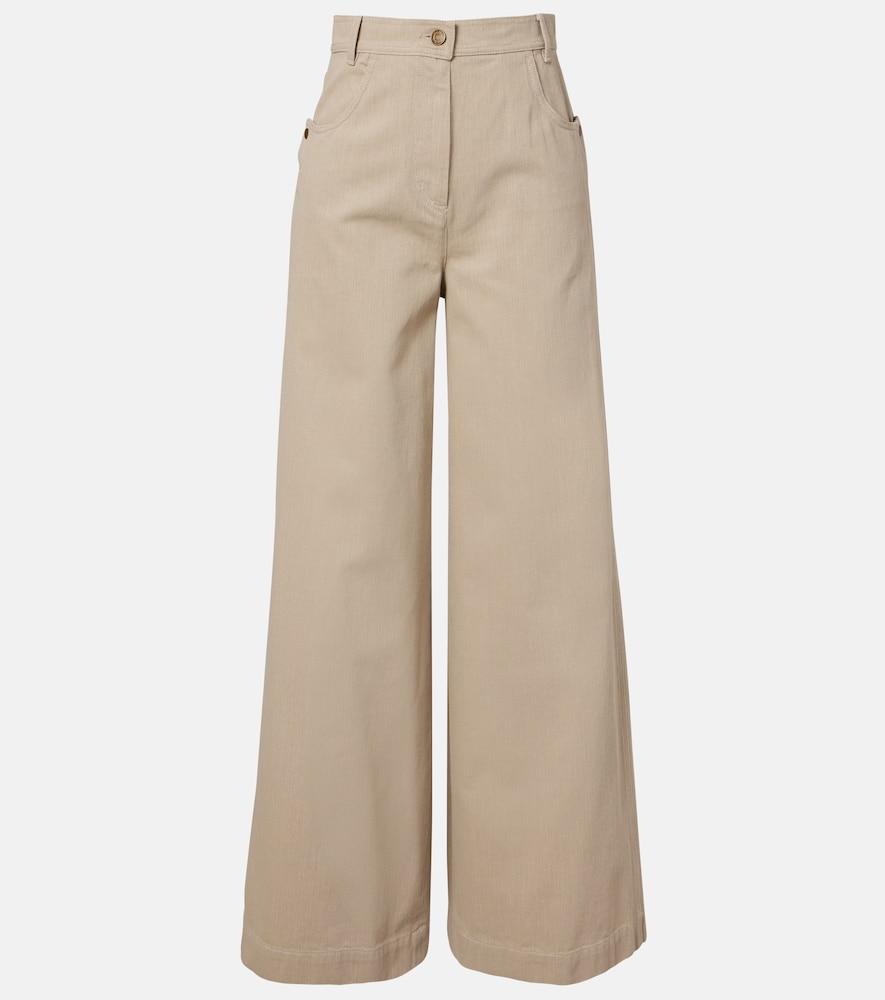 max mara high-rise wide-leg jeans